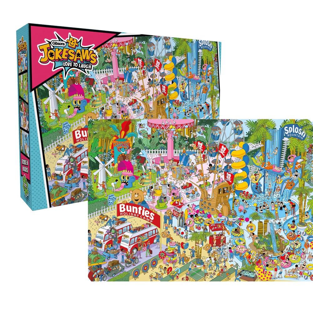 Gibsons - Jokesaws: Trouble in Paradise - 1000 Piece Jigsaw Puzzle