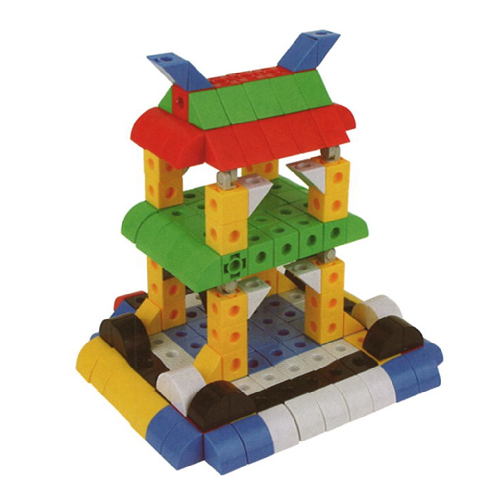 Greenbean - Shaped Linking Cubes 300pcs Container