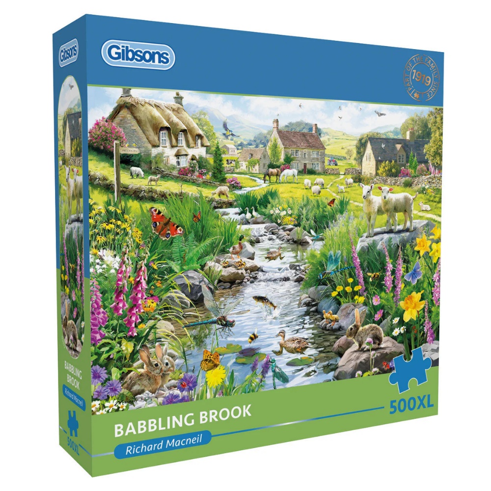 Gibsons - Babbling Brook - XL Pieces - 500 Piece Jigsaw Puzzle