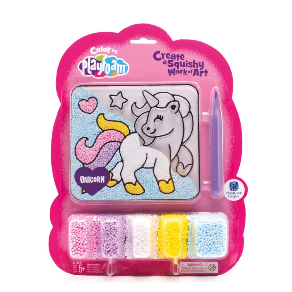 Educational Insights - Colour By Playfoam® Unicorn - Sensory Dough Arts & Crafts Set