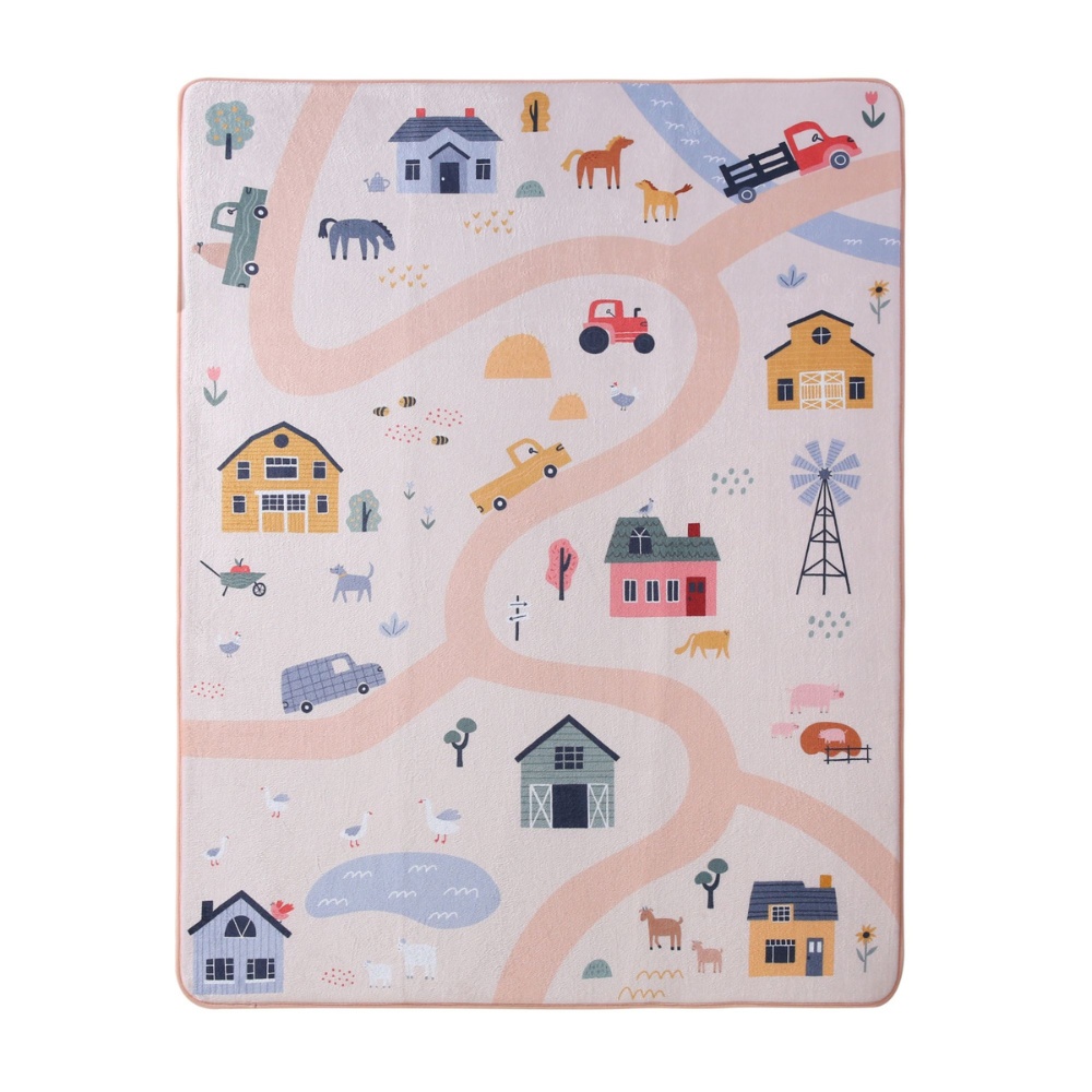 Hakuna Matte - CloudSoft Play Mat Carpet - Farm - 160 x 120 x 1.5 cm