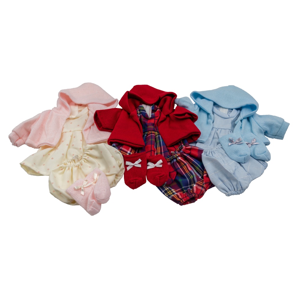 Llorens Baby Doll Clothes & Accessories for 38cm Dolls – Styles Vary (Representative Image Shown)-** (LLO-V-38)