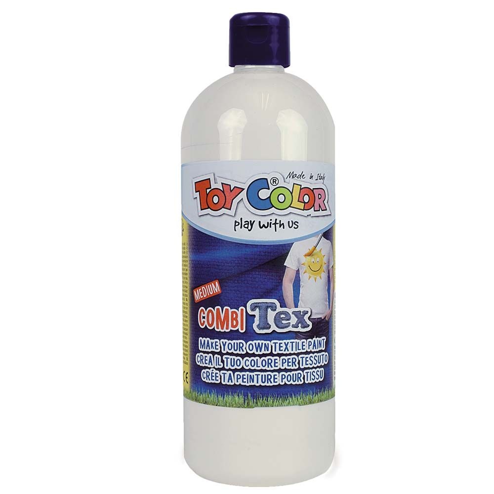 Toy Color - Textile Paint Medium - Combination Mix for Tempera Paints - 1000ml