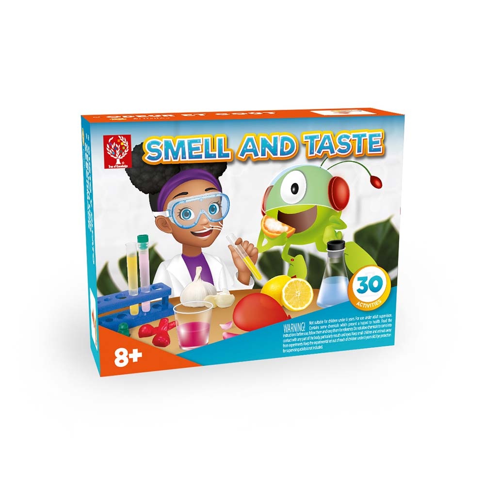 Edu-Toys - Smell & Taste Kit - 30 Activities - Science Learning Kit for Kids
