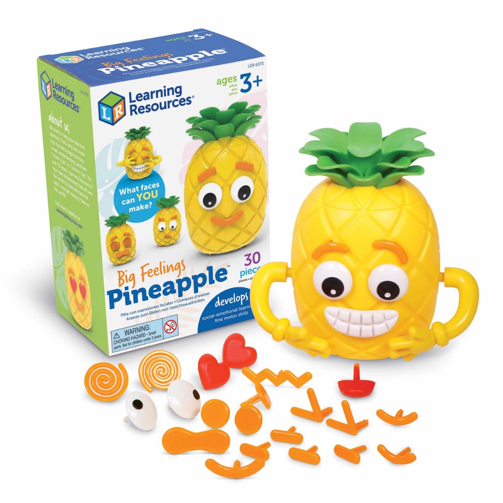 Learning Resources - Big Feelings Pineapple™: SEL Emotions Toy for Kids Ages 3+